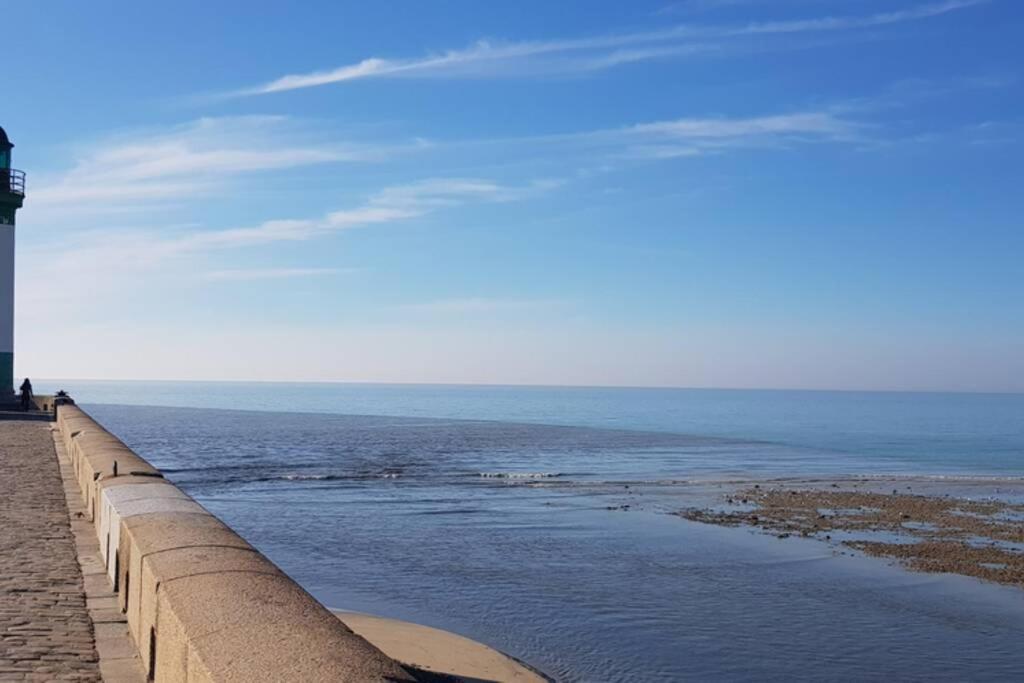 Bel Appartement Pour 2 Personnes Vue Laterale Sur Le Port Le Tréport Dış mekan fotoğraf